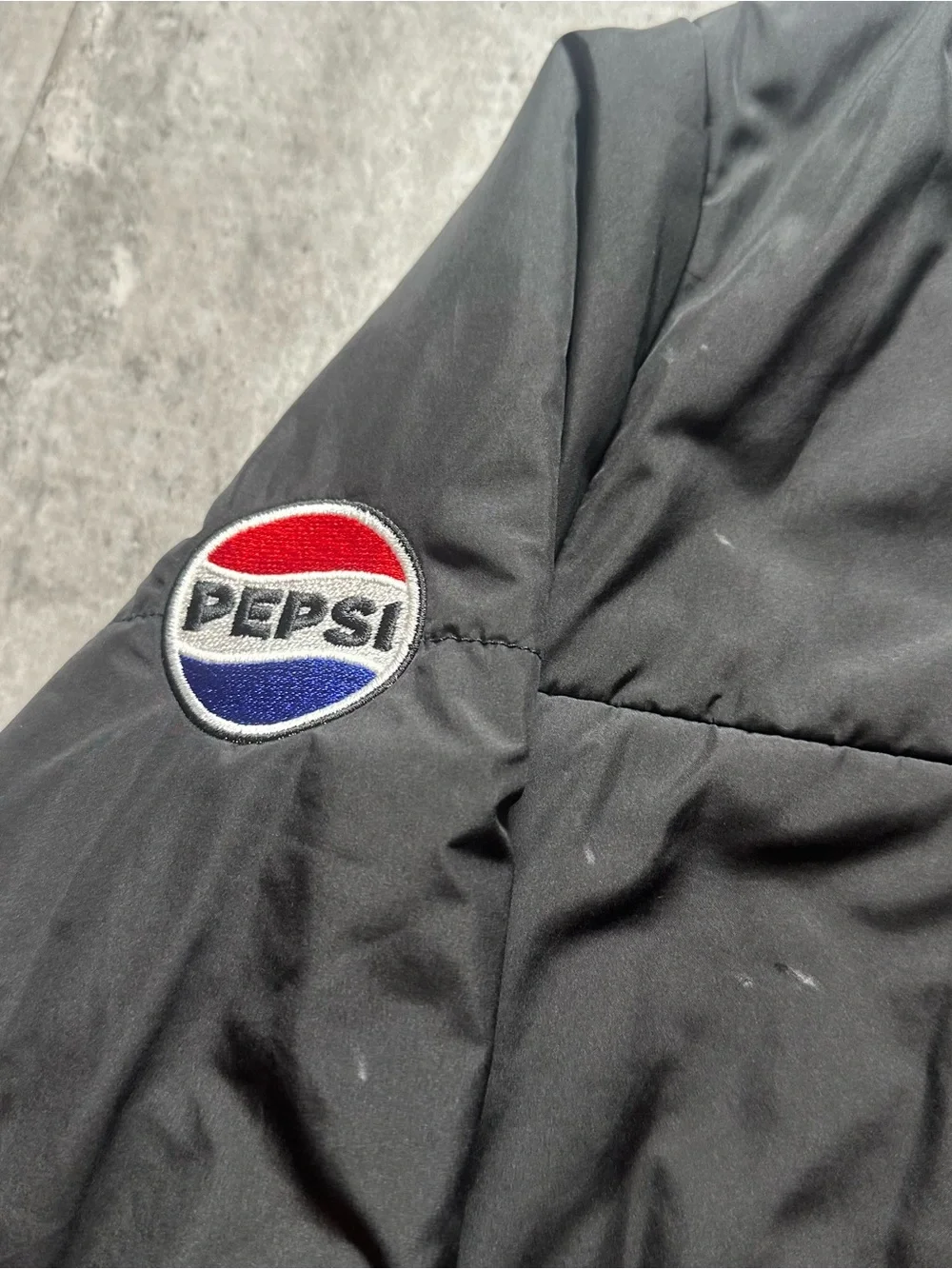 The North Face Black Quilted Puffer Jacket with Logo Patch
